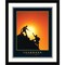 Teamwork (Climbers) Wood Framed Wall Art Print 15 in. W x 18 in. H
